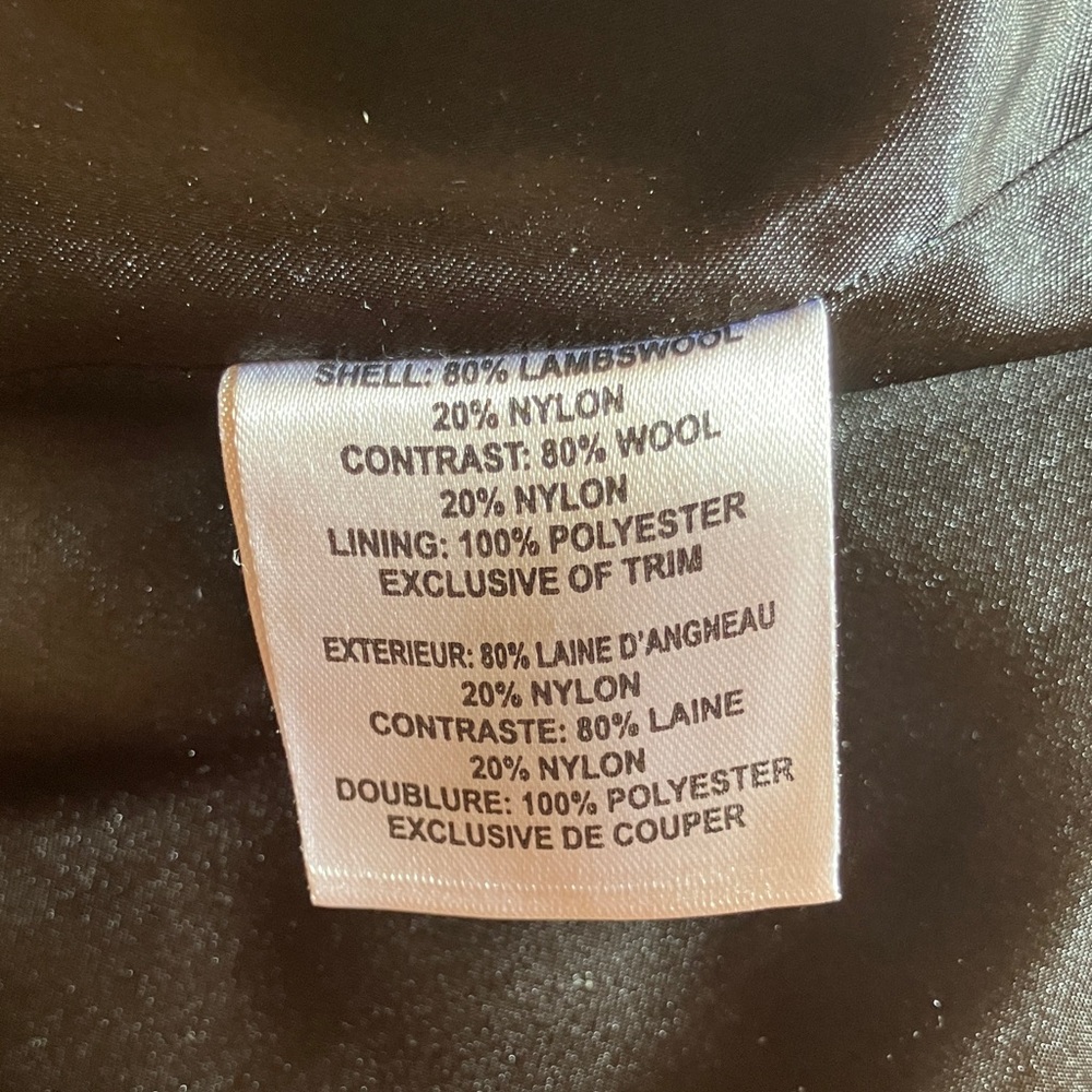 Pendleton Wool Black Hooded Pea Coat - image 8